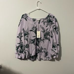 A New Day Floral Blouse